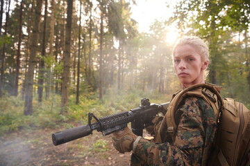 woman soldier