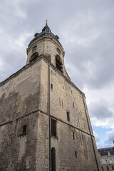 The Belfry in Amiens (Le Beffroi d'Amiens, dating from 15C), Picardy, Somme, France. Le Beffroi d'Amiens is a UNESCO World Heritage site.