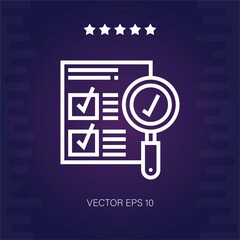 approval vector icon modern illustration