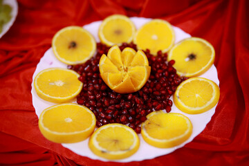 Indian Style Mixed Fruit and Vegetable Salad . Healthy Food Recipe .