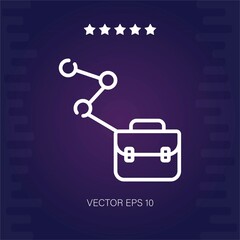 career path vector icon modern illustration