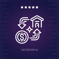 property vector icon modern illustration