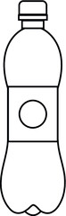 hand drawn vector illustration of a bottle