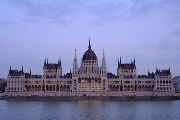 Obraz na płótnie Canvas travel in Hungary Budapest Orszaghaz (Parliament)