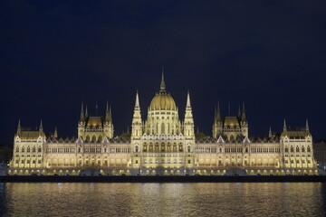 Fototapeta na wymiar travel in Hungary Budapest Orszaghaz (Parliament)