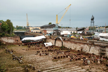 Fototapeta premium Finland. Helsinki. The territory of the fortress Sveaborg in Helsinki. September 16, 2018