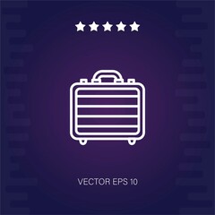 briefcase vector icon modern illustration