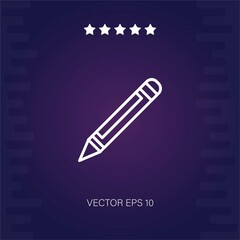 pencil vector icon modern illustration