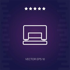 stapler vector icon modern illustration