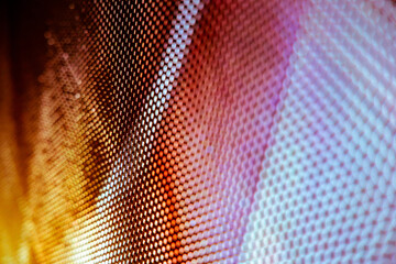 CloseUp LED blurred screen. LED soft focus background. abstract background ideal for design.