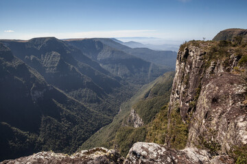 Fototapeta na wymiar View of Canion Fortaleza - Serra Geral National Park - Cambara do Sul - Brazil