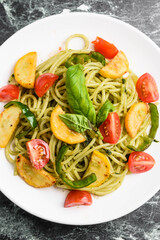 夏野菜パスタ