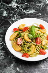 夏野菜パスタ