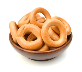 Bagels isolated on a white background 