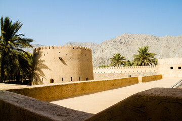 View from Khasab Fort, Musandam, Gulf of Oman on on 24th August 2018
