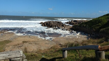 view from the beach
