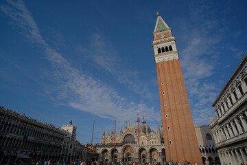 Fototapeta na wymiar travel in Italy Venice Il Campanile di San Marco