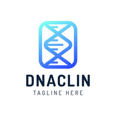 DNA Gen Molecule Logo vector. Engineering Biotechnology icon. Bio chemical company logotype design with using molecule connection icon template