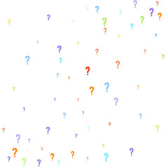 Question marks Quiz doubt survey faq public poll.