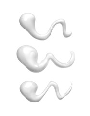 Cosmetic cream isolated on white