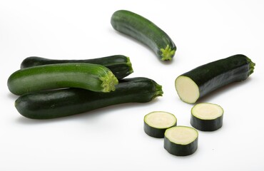 Whole Courgettes with Slices