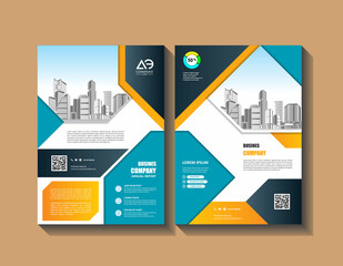 Proposal cover poster brochure Template Design Set