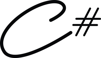  Programming text. Only one single word. Printable graphic tee. Design doodle for print. Vector illustration. Colorful. Hand drawn calligraphy style. Black and white