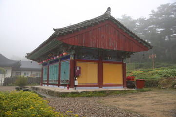Fototapeta na wymiar South Korea Daegoksa Buddhist Temple