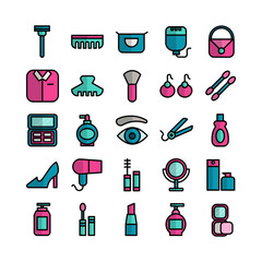 Adventure icon set vector flat line for website, mobile app, presentation, social media. Suitable for user interface and user experience.