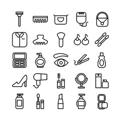 Adventure icon set vector line for website, mobile app, presentation, social media. Suitable for user interface and user experience.
