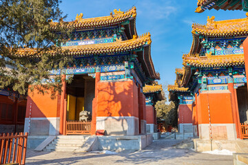 Obraz premium Temple of Confucius is the second largest Confucian Temple in China, it's the place where people paid homage to Confucius during the Yuan, Ming and Qing Dynasty