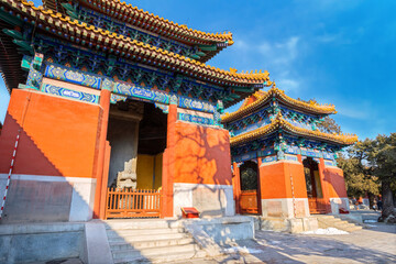 Obraz premium Temple of Confucius is the second largest Confucian Temple in China, it's the place where people paid homage to Confucius during the Yuan, Ming and Qing Dynasty