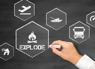 explode
