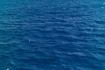 Dark blue sea water at Malta