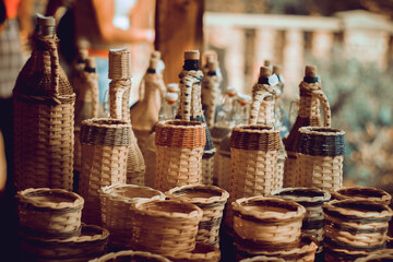 Handmade wicker crafts for sale