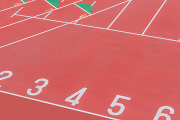 デザイン素材　陸上トラック