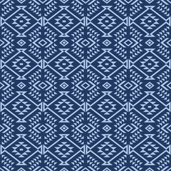Japanese Tribal Diamond Vector Seamless Pattern