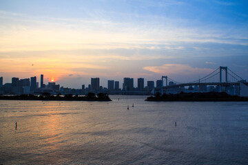 東京ベイエリア　サンセット