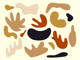 Abstract colorful modern minimalist element vector illustration background