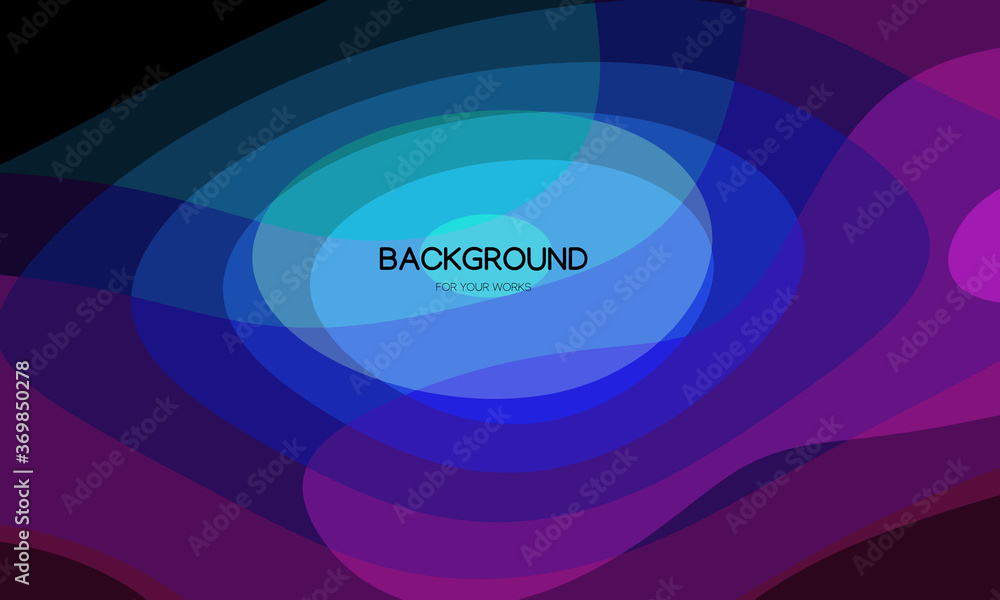 Aufkleber dynamic trendy simple fluid color abstract background with line effects. vector illustration for wal