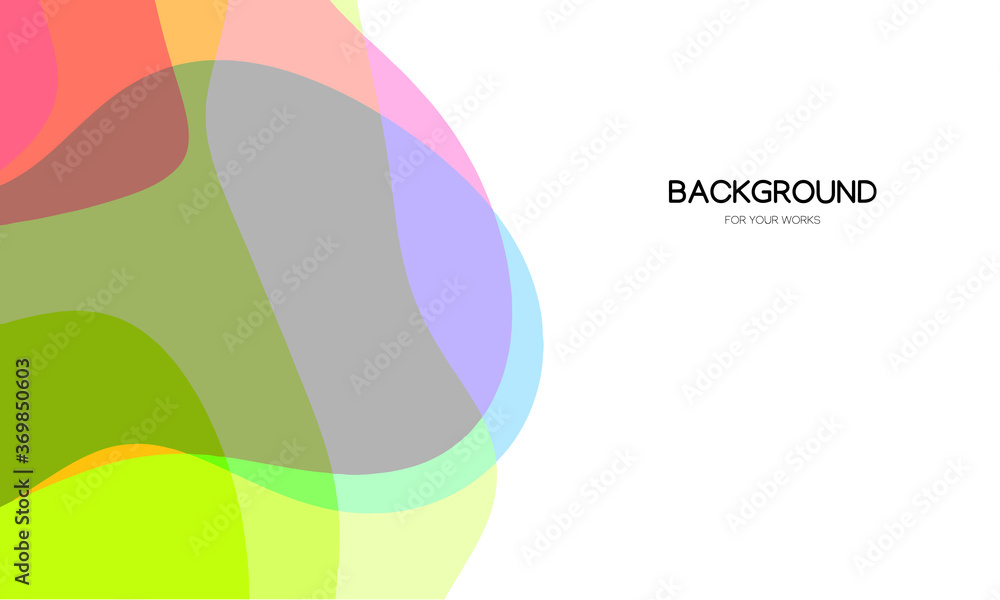 Aufkleber dynamic trendy simple fluid color abstract background with line effects. vector illustration for wal