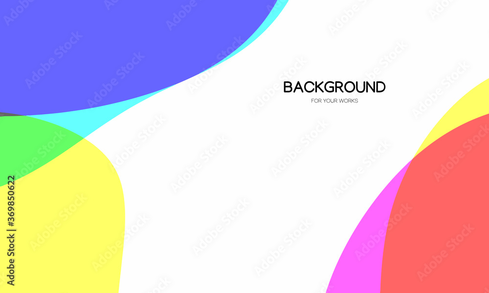 Aufkleber dynamic trendy simple fluid color abstract background with line effects. vector illustration for wal