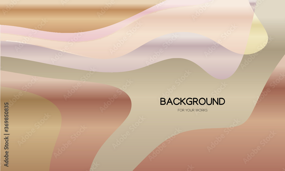 Poster dynamic trendy simple fluid color metallic abstract background with line effects. vector illustratio