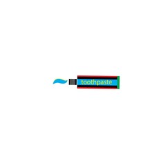 Toothpaste vector