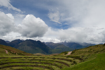 Obraz premium Terraces in mountains