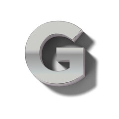 リアルなシルバー製のブロックの文字