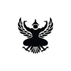 Garuda icon vector, Thailand culture concept.