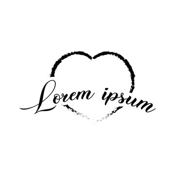 Heart love logo 