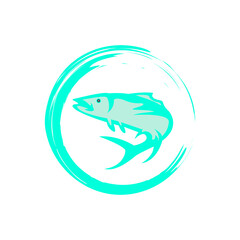 vector illustration of a fish