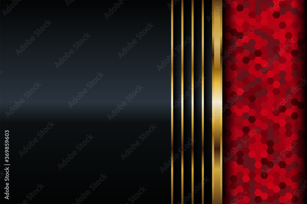 Aufkleber vector illustration of modern abstract black paper realistic layered papercut decoration textured wi